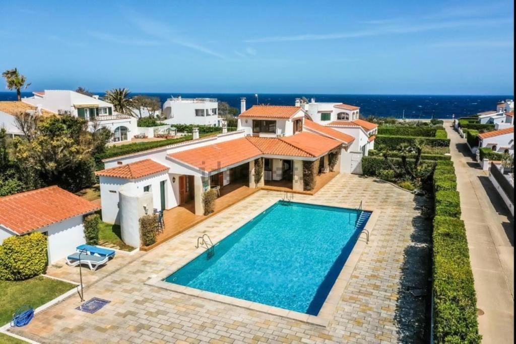 La Calma Espectacular Villa Con Jardin Y Piscina En Menorca S'Algar Bagian luar foto