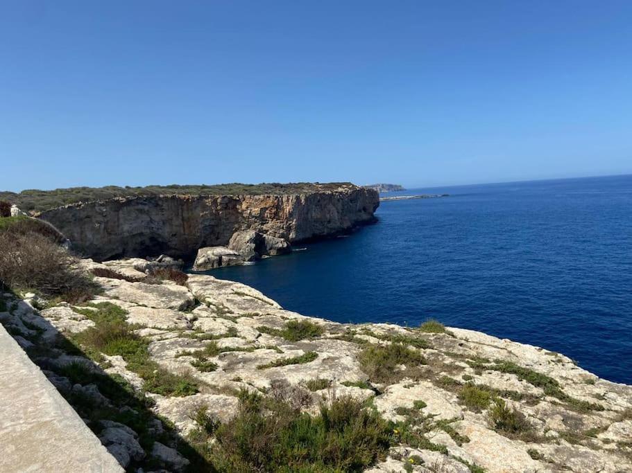 La Calma Espectacular Villa Con Jardin Y Piscina En Menorca S'Algar Bagian luar foto