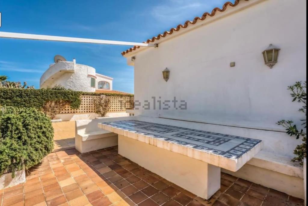 La Calma Espectacular Villa Con Jardin Y Piscina En Menorca S'Algar Bagian luar foto