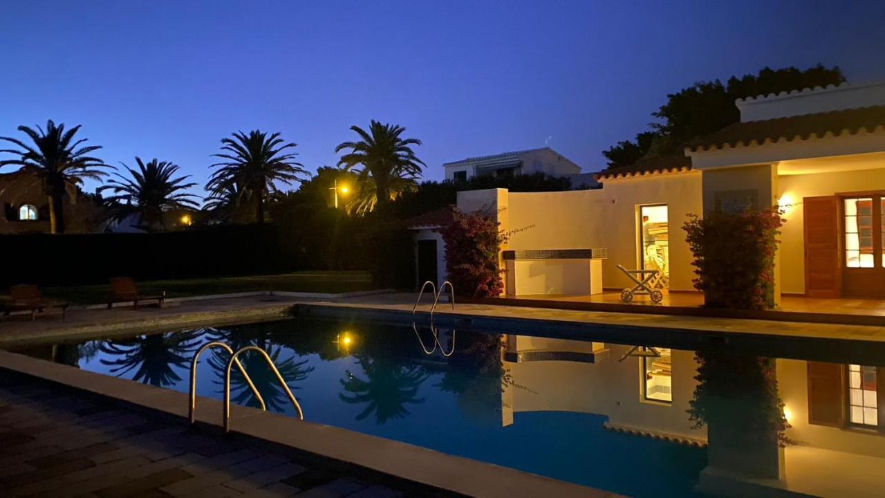 La Calma Espectacular Villa Con Jardin Y Piscina En Menorca S'Algar Bagian luar foto